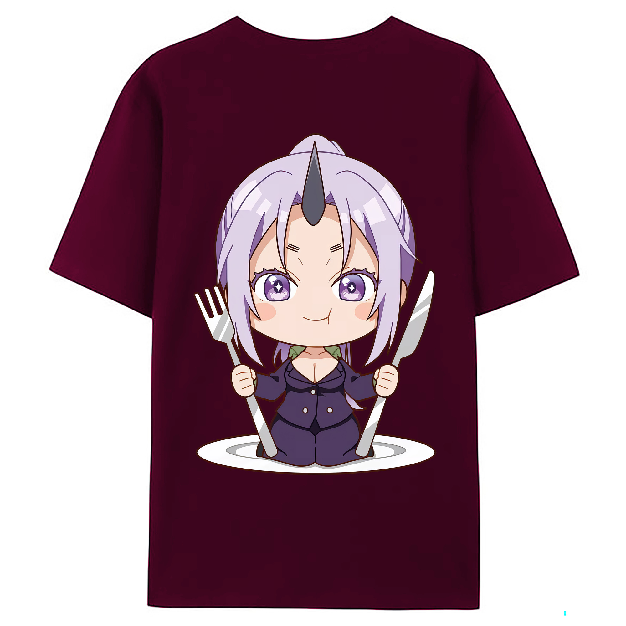 （画像用） 転スラ Regarding Reincarnated to Slime レディース半袖Tシャツ(バックプリント)